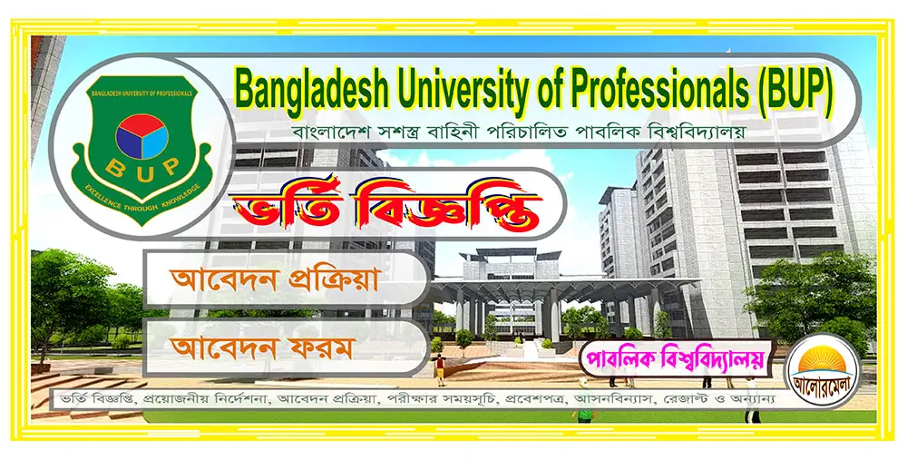 Bangladesh University of Professionals BUP Admission Circular